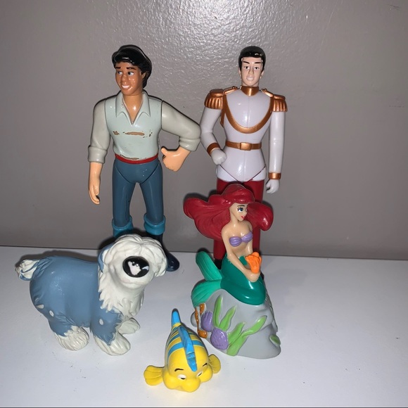 Lot of 5 Disney The Little Mermaid figurines - Picture 1 of 2